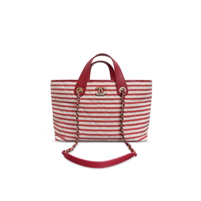 CHANEL 26C DEAUVILLE TOTE BAG (46*25*13cm)